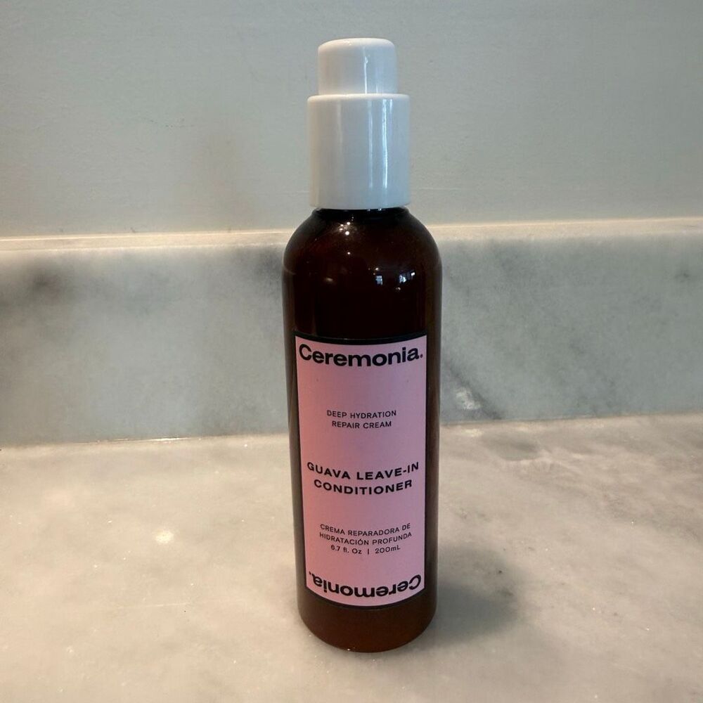 Ceremonia Guava Leave-In Conditioner Deep Hydration Repair Cream 6.7oz